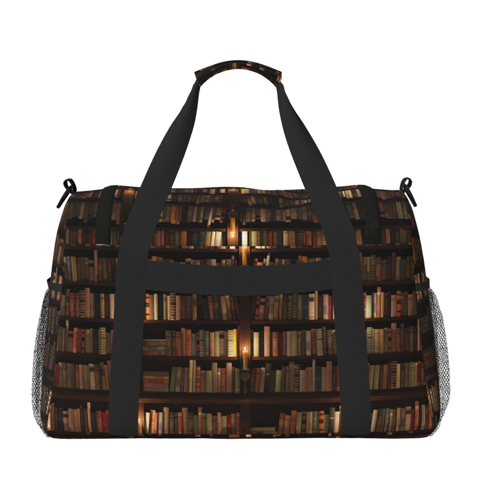 Horeoi Bookshelves for Travel Duffle Bag with Adjustable Strap - Large Capacity Hand Carry for Gym Sports Outdoor
