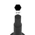 thumbnail image 3 of Unique Bargains 5/16' Impact Hex Bit Socket, 1/2' Square Drive 78mm Length CR-MO SAE Sizes, 3 of 5