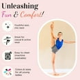 thumbnail image 3 of Dancina Gymnastics Shorts Athletic Dance Wear - For Little and Big Girls in Classic and New Metallic Ice Colors, 3 of 6