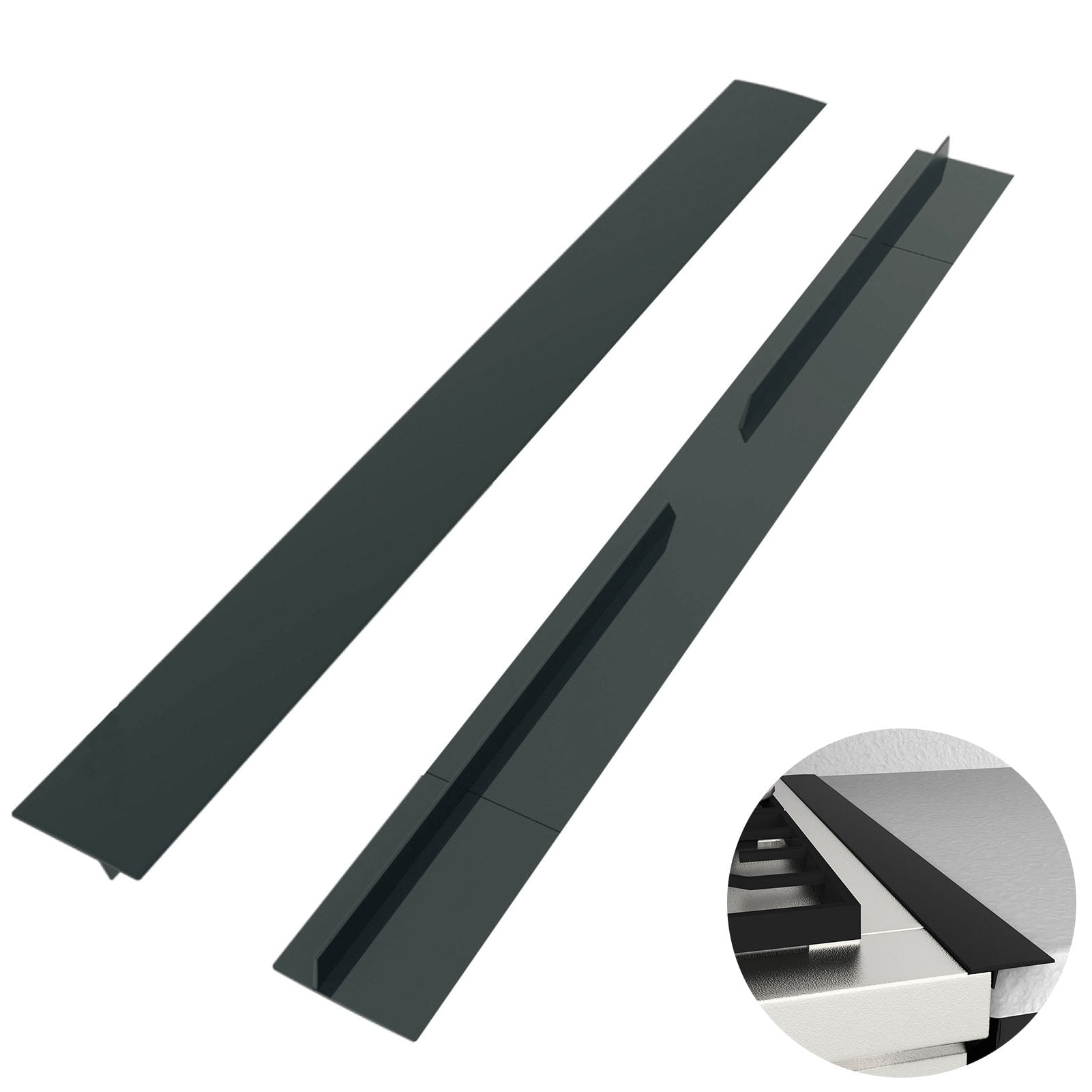 Silicone Stove Gap Covers, 25*2.36 inches Kitchen Silicone Stove