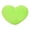Green, variant on Heart Shaped Decorative Throw Pillow, 8" Soft Plush Love Heart Cushion for Couch Sofa Bed, Sweet Valentine's Day Gift for Girls Women (Red)