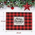 thumbnail image 3 of TIELUTT Ensemble de Napperons de Noël en Lin, Nappe Thermique pour Table à Manger, Tapis de Nourriture pour Table de Cuisine, Ensemble Rond pour 4, Grand Ensemble de Table à Manger Ronde pour 4, Ensemble de Table à Manger Ronde, Ensemble de 4 Pcs en Verre, Tapis d'Automne pour Intérieur, 3 of 4