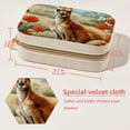 thumbnail image 5 of Kangaroo Velvet Portable Travel Organizer with Removable Compartment - Gift, Earring Organizer, Storage Box, and Bracelet Holder, 5 of 7