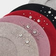 thumbnail image 6 of LinYooLi Women Embroidered Flower Bling Rhinestone Classic French Beret Hat, 6 of 7