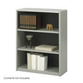 thumbnail image 4 of Safco ValueMate Économique - Bibliothèque - 3 Étagères - Acier - Gris, 4 of 6