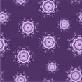 thumbnail image 1 of Ahgly Company Indoor Square Patterned Purple Iris Purple Area Rugs, 8' Square, 1 of 6
