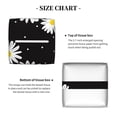 thumbnail image 5 of Kdxio Daisies Flowers Print Tissue Box Cover,Square Decorative PU Leather Facial Paper Case Organizer Holder Dispenser for Bathroom,Night Stands,Desk,Car 5.2''X5.2''X5.2'', 5 of 8