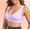 Multicolor, variant on Miqool Women's Front Closure Sports Bras Comfort Wireless Post Surgery Bra Full Coverage Breathable Active Yoga Sleep Bras