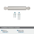 thumbnail image 4 of Amerock Balon 3-3/4 inch (96mm) Center-to-Center Satin Nickel Cabinet Pull, 4 of 6