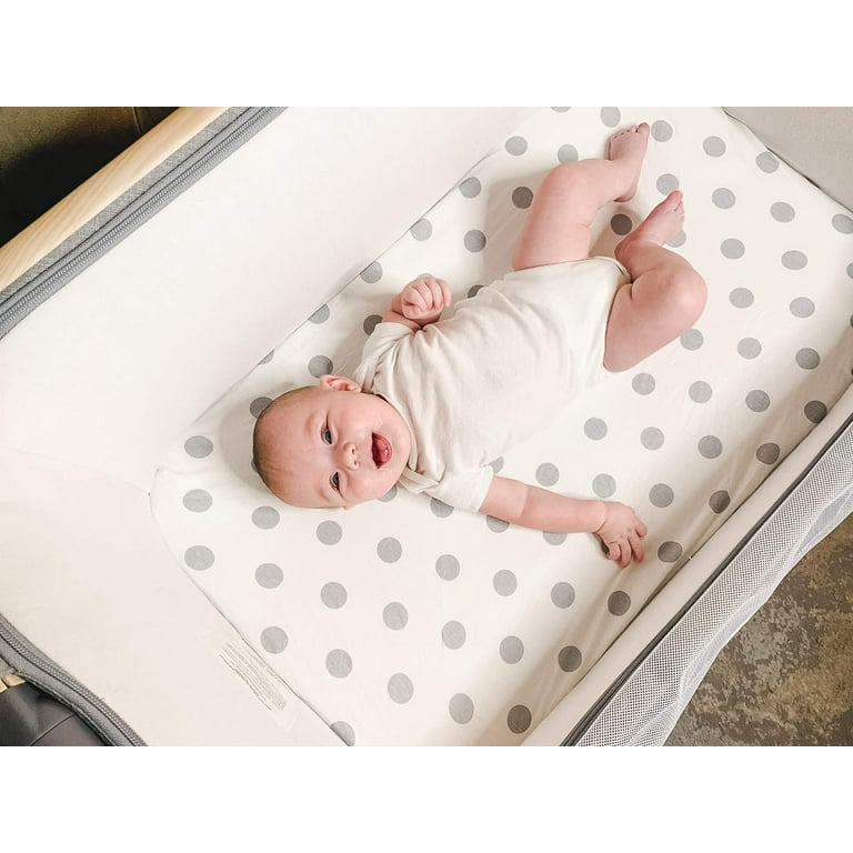 Bassinet Bed Sheets Premium Bassinet Fitted Sheets 4 Pack 100 Jersey Knit Cotton Cradle Sheets Bassinet Bedding for Standard Size Oval or Halo