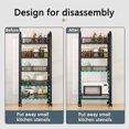 thumbnail image 2 of 5-Tier Wire Shelving Storage rack, Steel Storage Rack for Garage Office Kitchen black, 17.32" W x 10.63" D x 41.34" H, 2 of 9