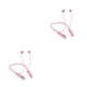 thumbnail image 4 of Auricular ABS Bearachild Cuello colgante Bluetooth 5.2 A prueba de agua Rosa 2Conjunto, 4 of 6