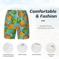 thumbnail image 3 of Rocae Pineapple for Men's Swim Trunks Quick Dry With Two Side Pockets and One Lined Patch PocketX-Large, 3 of 9