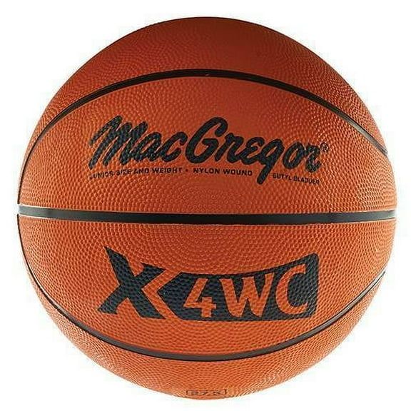 MacGregor® X4WC Junior Size (27.5") Rubber Basketball