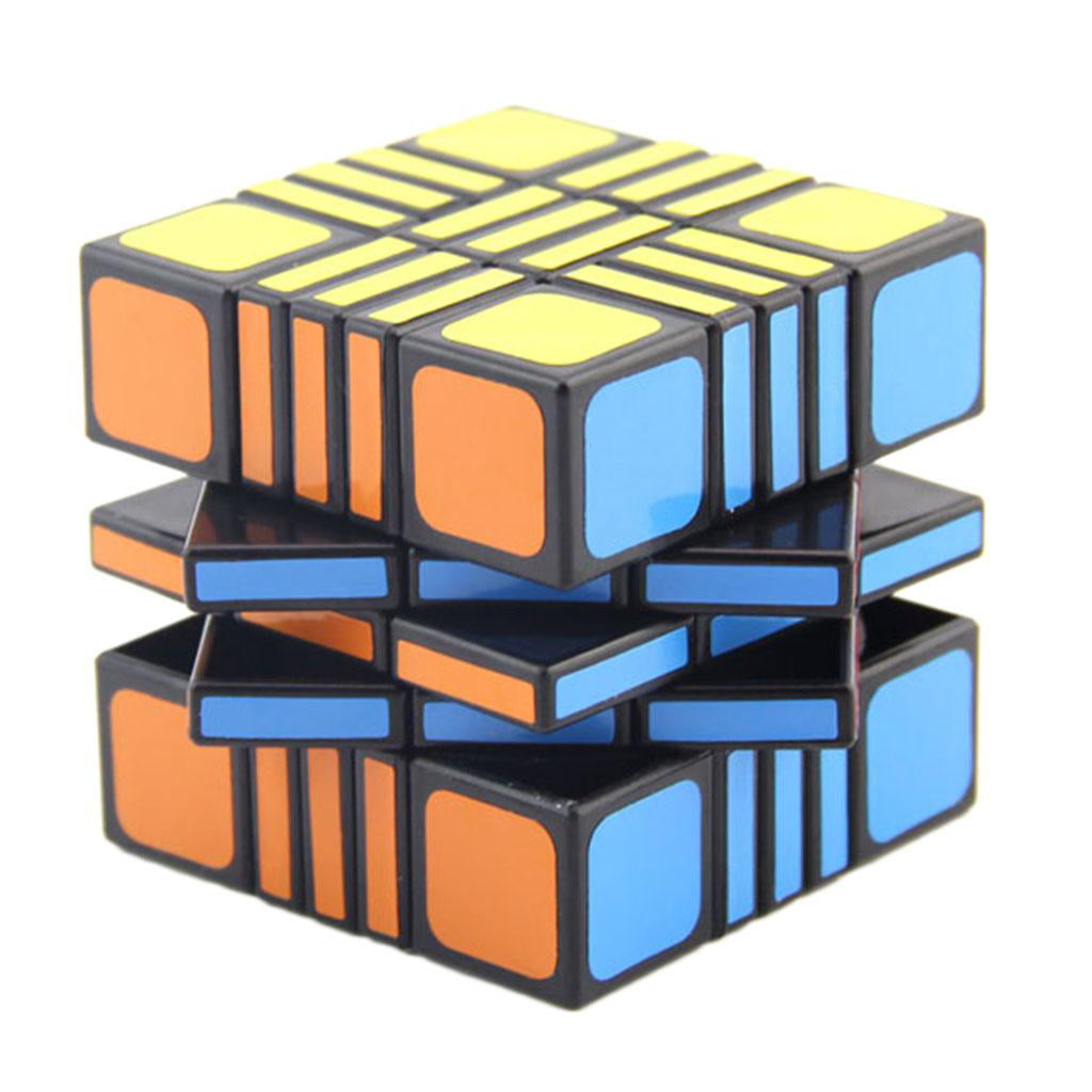 3x3x3 Cube Twist Puzzle Brain Teaser Speed Cube Intelligence Toy Gift Black 