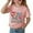 Pink, variant on "Jesus Loves Me Colorful Letter Print Round Neck T-Shirt for Children, Festive and Daily Wear, Stylish and Comfy"