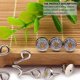 thumbnail image 3 of TABLETREANDS 5Jgo Botones Para Jeans Plata Margarita Fácil Uso Y Durabilidad Para, 3 of 8
