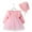 Pink, variant on YDOJG Dresses For Girls Toddler Kids Solid Spring Winter Lace Long Sleeve Tulle Princess Dress Clothes For 0-3 Months