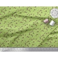 thumbnail image 3 of Soimoi Green Heavy Canvas Fabric Rose Floral Print Fabric by the Yard 58 Inch Wide, 3 of 3