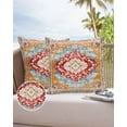 thumbnail image 6 of Outdoor Pillow Covers Pack of 2, Vintage Bohemian Southwestern Native Tribal Waterproof Throw Pillowcase Cushion Cases, Abstract Art Decorative Pillow Cover for Couch Sofa Home Bed Patio, 6 of 6