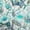 Turquoise Blue, variant on oneOone Polyester Spandex Turquoise Blue Fabric Florals Fabric For Sewing Printed Craft Fabric By The Yard 56 Inch Wide