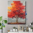 thumbnail image 4 of Qisvanset Autumn Tree Red Foliage Canvas Wall Art 15.75x11.81 Inches, 4 of 8