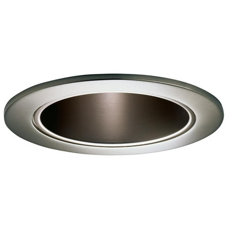 

Halo 4 in. Satin Nickel Recessed Ceiling Light Cone Trim Satin Nickel Reflector