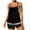 #576-Black, variant on Warop Women's Plus Size Swimwear Set, Conservative Lace Trim Tankini with Boyshort Bottoms, Quick-Dry Swim Suit for Beach and Pool
