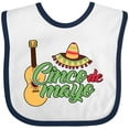 thumbnail image 3 of Inktastic Cinco De Mayo with Guitar and Sombrero Boys or Girls Baby Bib, 3 of 4