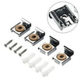 thumbnail image 2 of Frameless Bathroom Mirror Glass Wall Mounting Fixing Kit Hardware-With Screws, 2 of 9