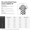 thumbnail image 6 of Uemuo Soccer Ball Pattern Cotton Linen Short Sleeve Shirts,Casual Lightweight Button Down Shirts,Vacation Beach Summer Tops-, 6 of 7