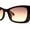 Brown Purple Brown, variant on Womens Squared Gothic Cat Eye Mod Plastic Sunglasses Green White Smoke