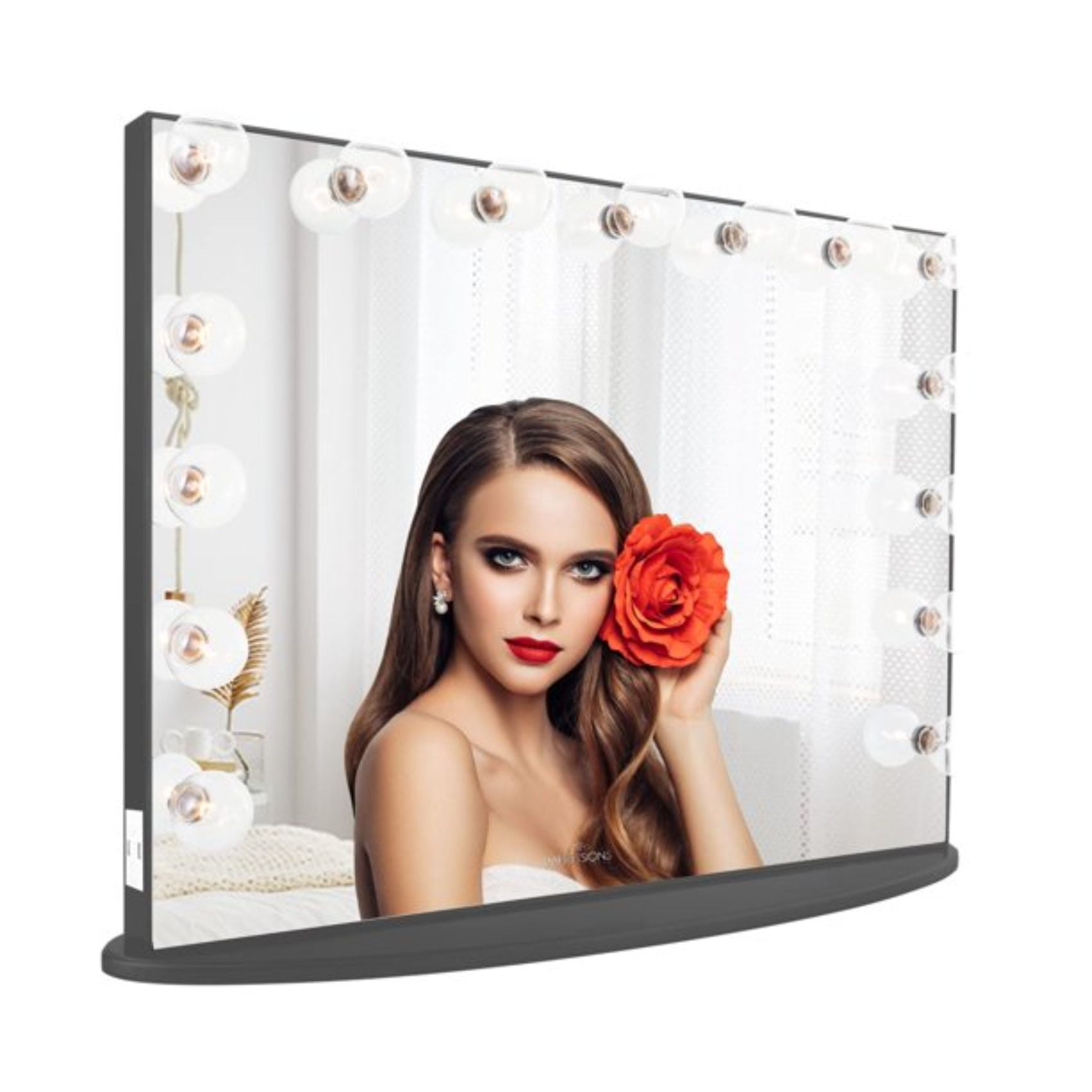 Impressions Vanity Hollywood Glow Pro LED Makeup Mirror, Tabletop Wall