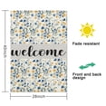 thumbnail image 5 of Spring Summer Multicolored Flower Leaves Garden Flag 28x40 Inch Double Side for Outdoor Courtyard Garden Decor Flowers Welcome Holiday Flag for Outside Decoration, 5 of 6