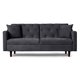 thumbnail image 2 of Sofá Cama de Velvet Gris Oxford Beehive Memory Foam Modelo Jagger, 2 of 8