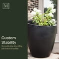 thumbnail image 6 of Mayne Modesto 30" x 30" x 34" Round Black Plastic Planter, 6 of 15