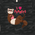 thumbnail image 4 of Inktastic I Love Ferrets Women's T-Shirt, 4 of 5
