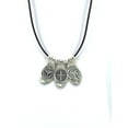 thumbnail image 4 of Vintage Necklace of The Virgin Mary, St Benedict, and the Holy Spirit.  Handmade Jewelry by Graciela's Collection, 4 of 10