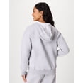 thumbnail image 3 of Hanes EcoSmart Women's Full-Zip Fleece Hoodie Light Steel XL, 3 of 7