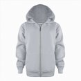 thumbnail image 3 of zuwimk Toddler Fleece Jacket - Weather Resistant Polar Fleece Lined Full Zip Boys Winter Coat - Cozy Hooded Kids Winter Jacket(4-5 Years,Grey), 3 of 7