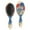 White, variant on Hair Brush Pioneer Colorful Floral Cushion Base Hair Brushes Touch Paddle Double Sided Pattern Oval Hairbrush