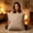 Khaki, variant on HAJAGP Outdoor Cushion with Tassel Solid Color Washed Cotton Sofa Pillow Decorative Throw Pillow Insert Included (Blue)