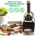 thumbnail image 6 of Deluxe Vegan Fruit Soft Serve Maker - Black, 200W with 75 Recipes, 6 of 6