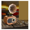 thumbnail image 2 of Trumpet Flower Speaker Multifunctional Plug-in Retro Mini Radio-style Creative Gift ,Easy to Set Up, 2 of 6