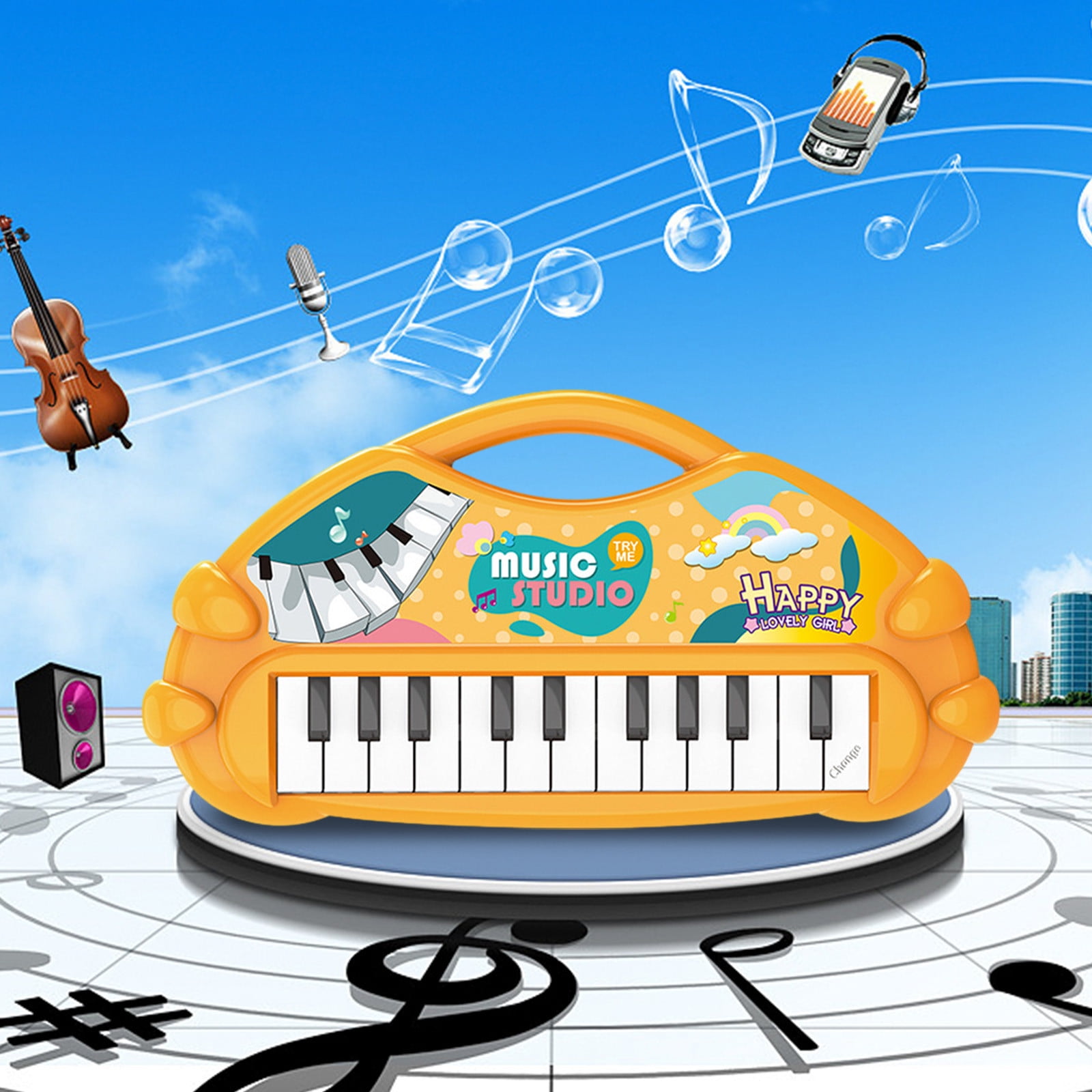 Elektriskt piano Keyboard Kids PusselElektriskt piano Keyboard Kids Pussel  