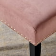 thumbnail image 6 of Modway Parcel 19.5" Velvet Dining Side Chairs in Dusty Rose (Set of 2), 6 of 11
