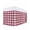 Red, variant on Plaid Yellle, Wrap Around Bed Skirts for Queen Bed 18" Drop, Bed Skirt with Adjustable Elastic Belt Dust Ruffle Bed Valance for Bedroom Hotel Luxury Rural Abstract Geometric Lattice Bed Frame Cover