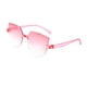 thumbnail image 2 of Gafas de sol sin marco Yuyangstore para mujer Rosa degradado, 2 of 8