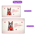 thumbnail image 5 of Happy Valentine's Day Australian Cattle Dog Brings Love Heart Indoor Rug Heeler Lover Gifts Carpet Living Bed Room Sofa Home Decor - 02028, 5 of 5