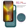 thumbnail image 4 of Diverbox for iPhone 13 Pro Max Case [Shockproof] [Dropproof] [Tempered Glass Screen Protector + Camera Lens Protector],Heavy Duty Protection Phone Case Cover for Apple iPhone 13 Pro Max (Dark Green), 4 of 7